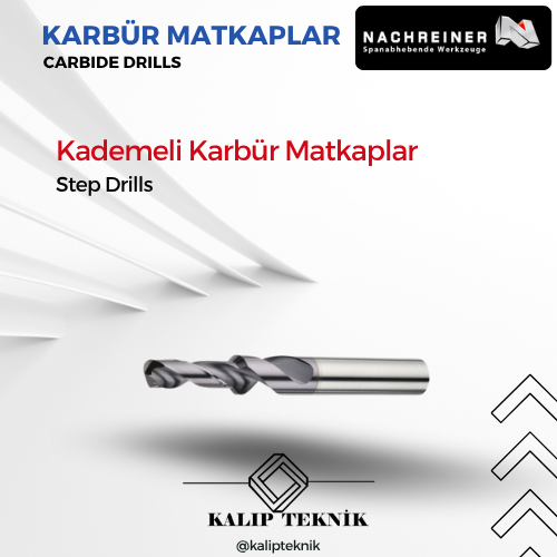 Kademeli Karbür Matkaplar